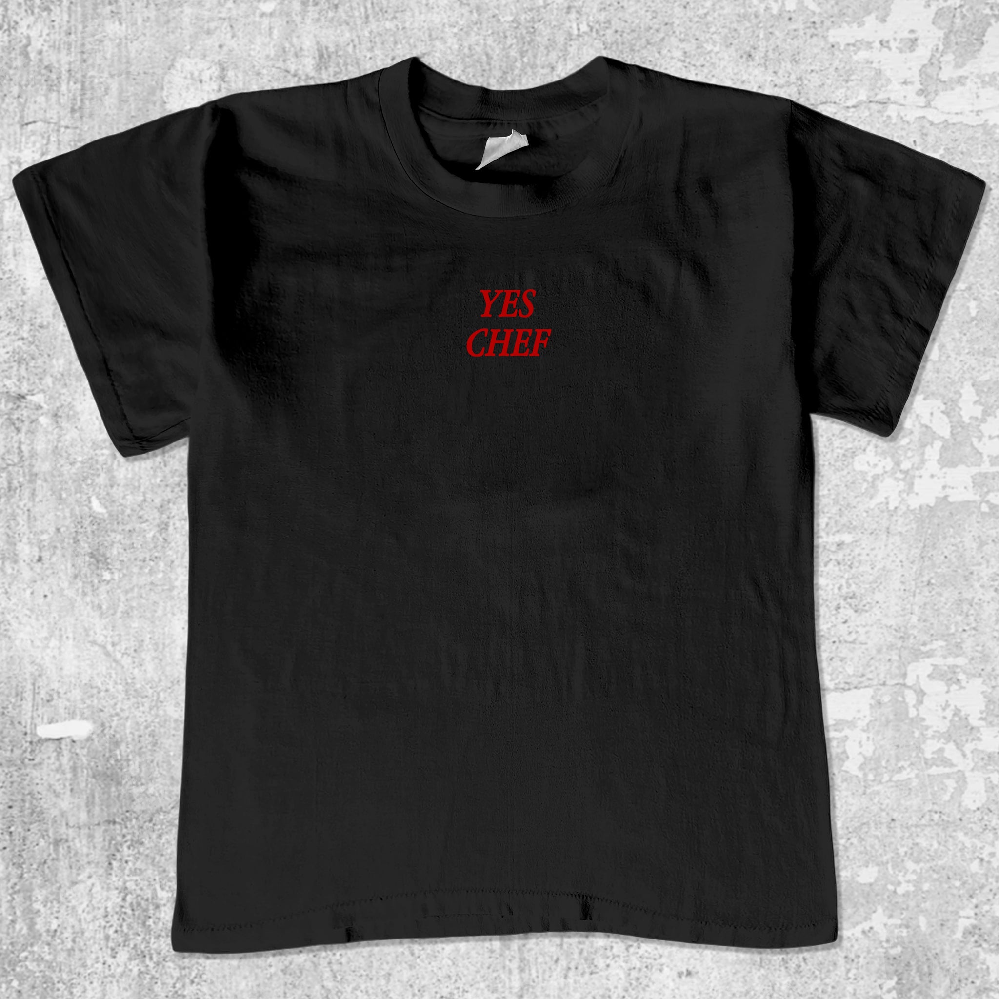 Yes Chef Crew neck t-shirt 365 In Love Gifts for Friends and Family Yes Chef 365 Printing INC Short Sleeve Tees Black 1