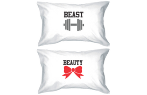beauty and beast pillow cases