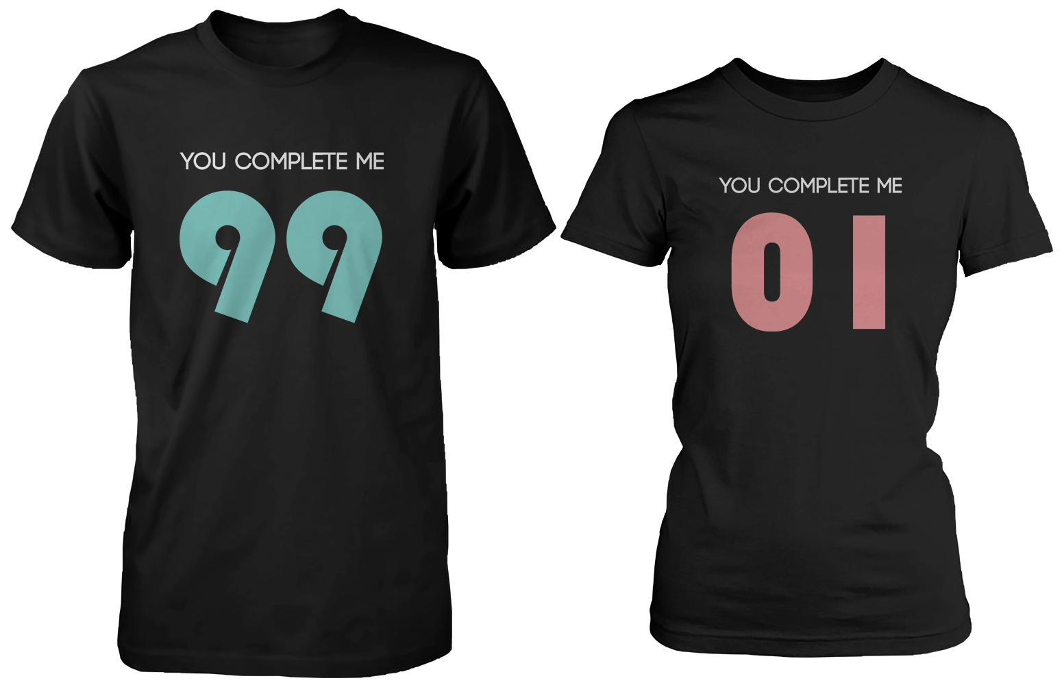 you complete me couple tshirts