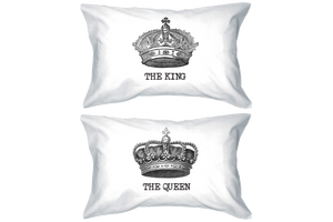 couple pillow cases for queen and king