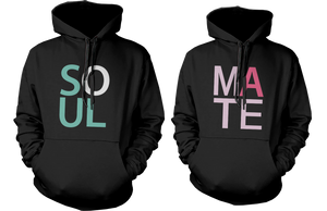 soul mate couple hoodies