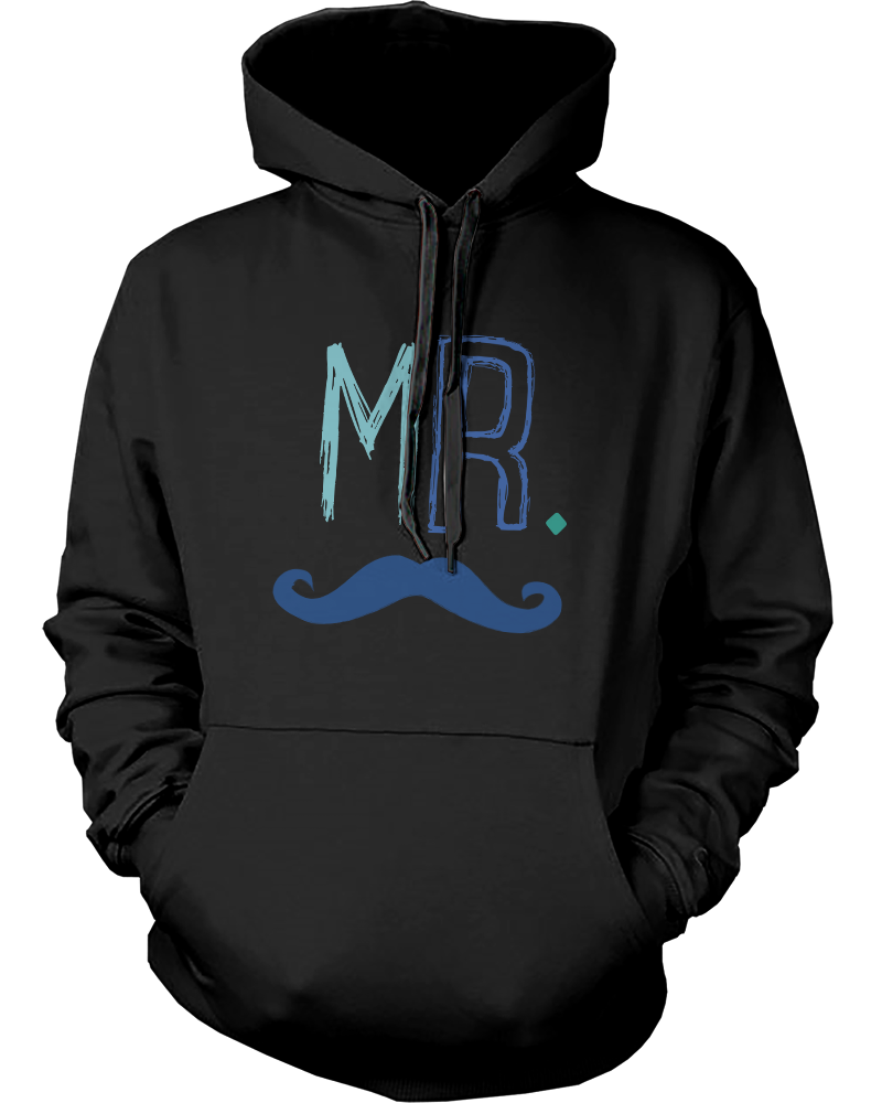 mr mustache and mrs lips hoodies