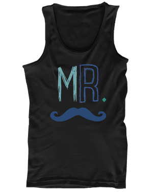 mr and mrs matching couple tank tops