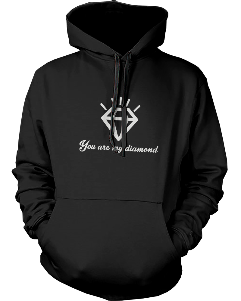 diamond matching hoodies for couple