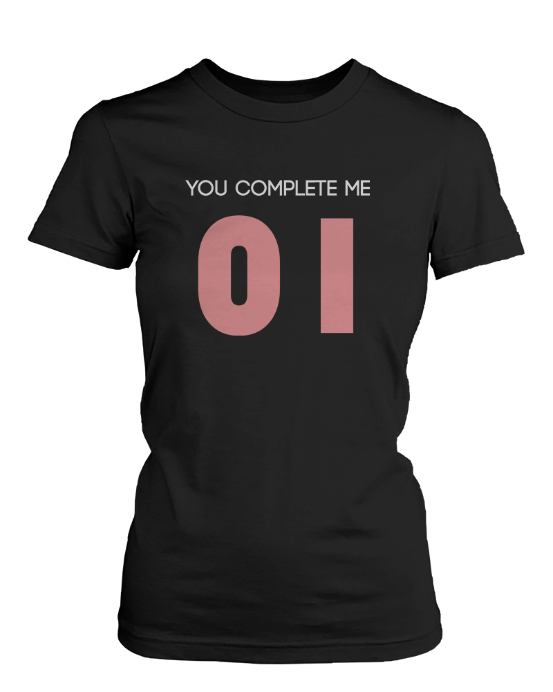 you complete me couple tshirts