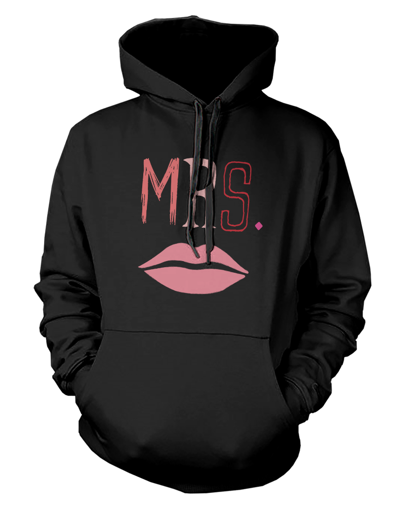 mr mustache and mrs lips hoodies