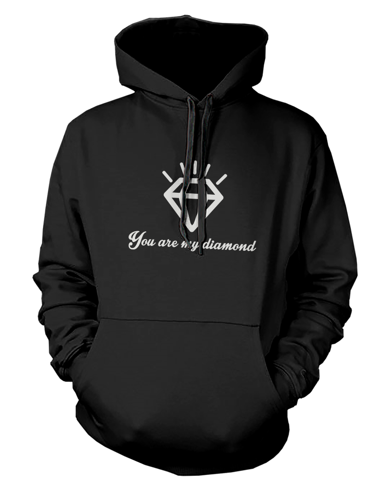 diamond matching hoodies for couple