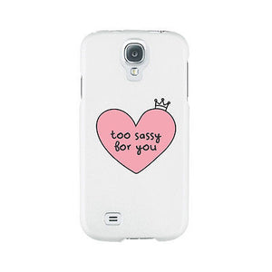 Too Sassy For You Funny Phone Case Cute Graphic Design Printed Phone Cover - 365INLOVE