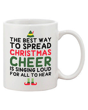 Cute Holiday Coffee Mug - The Best Way to Spread Christmas Cheer 11oz Cup - 365INLOVE