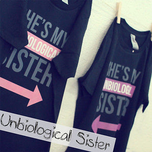 Best Friends T Shirts - Unbiological Sister - BFF Matching Shirt - 365INLOVE