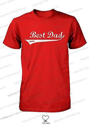 Best Dad Ever Swash Style T-Shirt - Father's Day Gift Idea, Gift for Dad - 365INLOVE