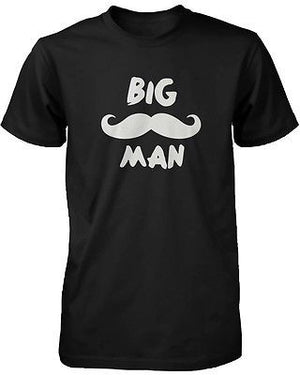 Dad and Baby Matching T-Shirt and Bodysuit Set - Big Man and Little Man - 365INLOVE