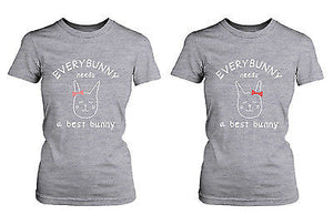 Cute Best Friend Shirts - Everybunny Needs a Best Bunny Matching BFF Shirts - 365INLOVE