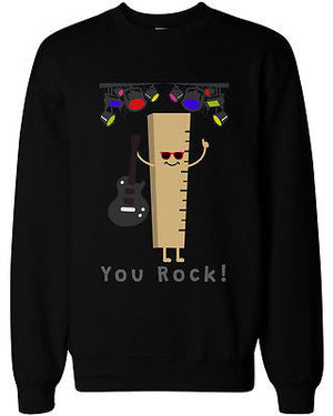 Funny Matching BFF Sweatshirts for Best Friends You Rock and Rule! - 365INLOVE