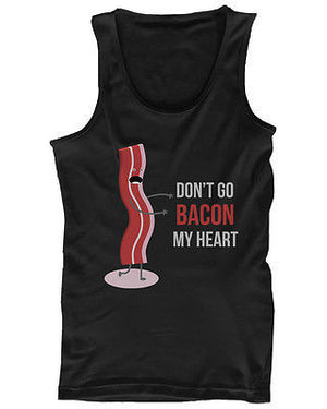 Don't Go Bacon My Heart, I Couldn't If I Fried Matching Couple Tank Tops - 365INLOVE