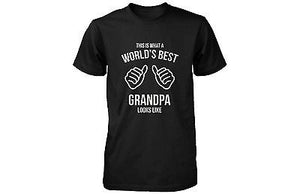 Funny Grandpa T-Shirt - This Is What A World's Best Grandpa Looks Like - 365INLOVE