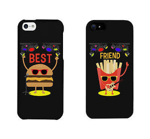 Hamburger And Friese Rock Stars Cute BFF Mathing Phone Cases Gift - 365INLOVE