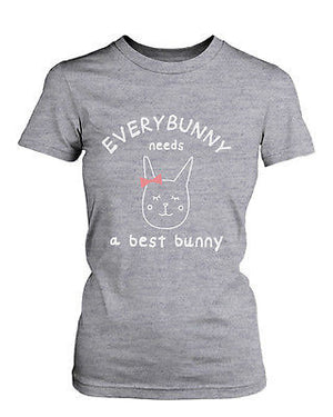 Cute Best Friend Shirts - Everybunny Needs a Best Bunny Matching BFF Shirts - 365INLOVE