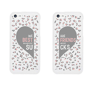 Leopard Pattern Cute BFF Mathing Phone Cases For Best Friends Gift - 365INLOVE