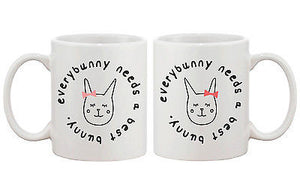 Cute BFF Coffee Mugs for Best Friends - Every Bunny Needs a Best Bunny Cup - 365INLOVE