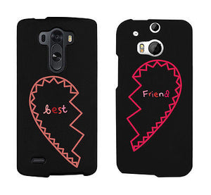 Best Friend Half Heart Matching Phonecases Cute BFF Phone Covers Gift - 365INLOVE