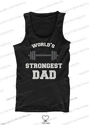World's Strongest Dad Tank Top - Father's Day Gift Idea - 365INLOVE