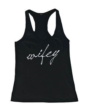 Hubby and Wifey Cute Matching Couple Tank Tops Great Gift Idea for Couples - 365INLOVE