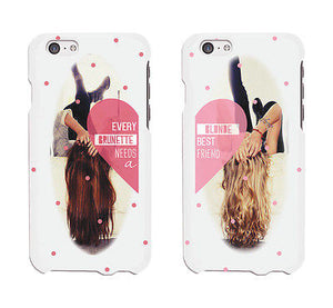 Every Brunette And Blond Cute BFF Mathing Phone Cases For Best Friends - 365INLOVE