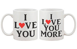 I Love You Couple Matching Coffee Mug -His and Hers Matching Coffee Mug Cup - 365INLOVE