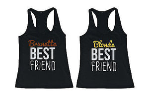 Cute Brunette and Blonde Best Friend Tank Tops - Matching BFF Tanks - 365INLOVE