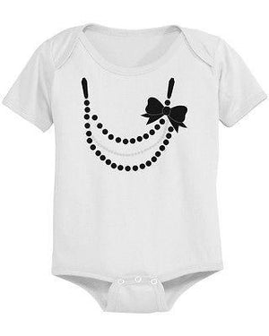 Cute Necklace Baby Bodysuit - Pre-Shrunk Cotton Snap-On Style Baby Bodysuit - 365INLOVE