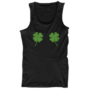 Four Leaf Clovers Women's Tank Top St Patricks Day Tanks Cute Tanktop - 365INLOVE