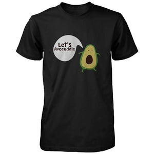 Let's Avocuddle Cute Couple Shirts Matching Avocado Black Tshirts Set Funny Tees - 365INLOVE