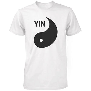 Yin Yang Black and White Shirts Matching Tshirts Cute Asian Couple Tees - 365INLOVE