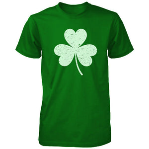 Distressed Shamrock Unisex Green Shirts Vintage Clover St Patricks Day Tees - 365INLOVE