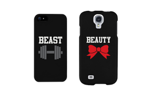 Beauty and Beast Cute Matching Couple Phone Cases Great Gift for Couples - 365INLOVE