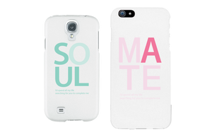 soul mate phone cases in white