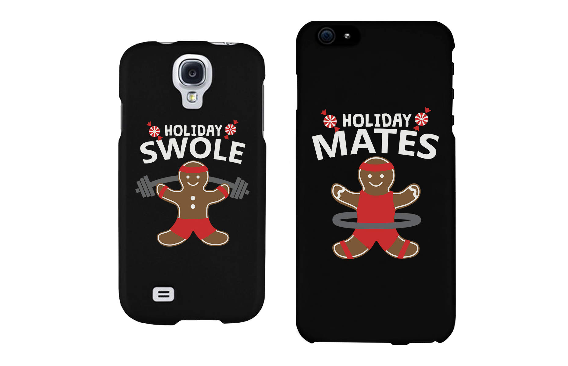 Swole Mates Ginger Cookie Matching Couple Phone Cases - 365INLOVE
