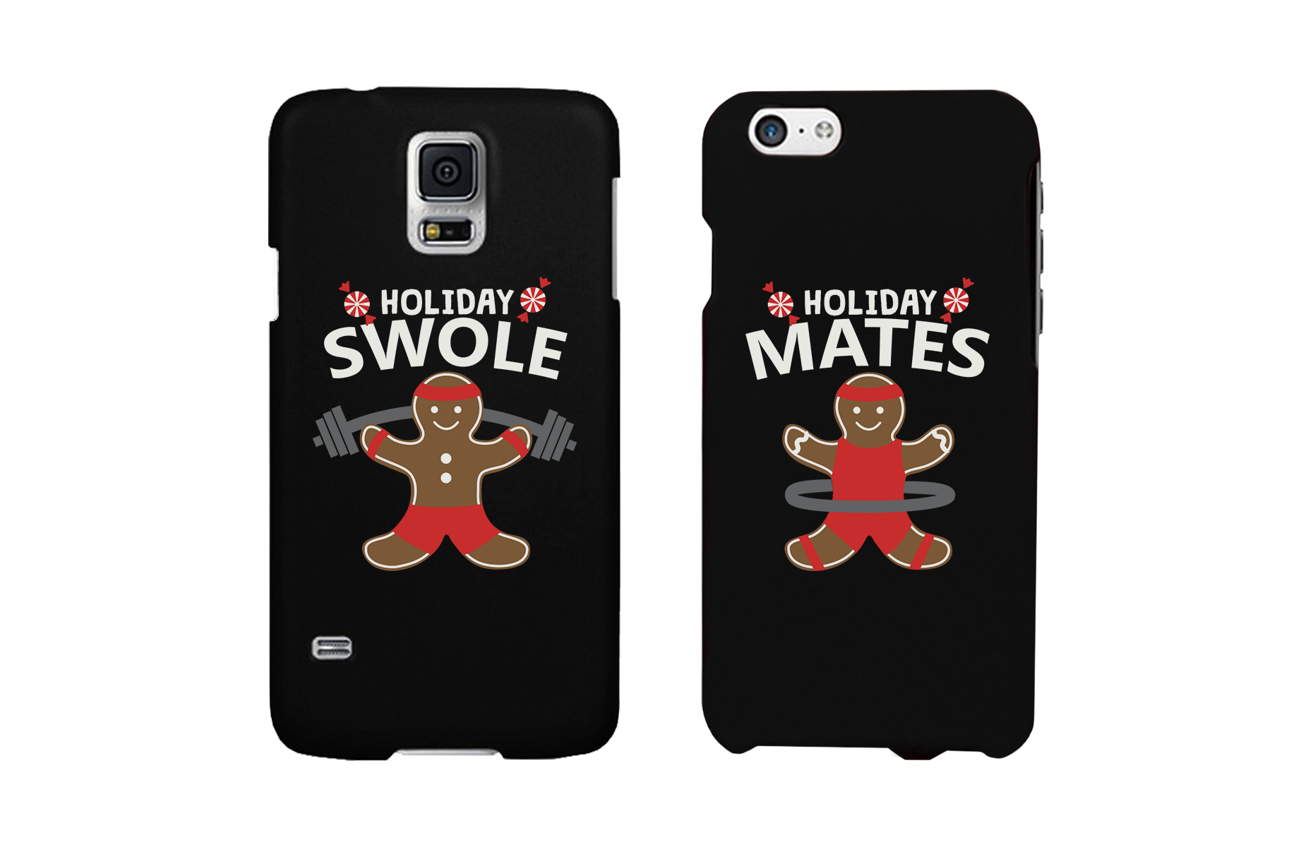 Swole Mates Ginger Cookie Matching Couple Phone Cases - 365INLOVE