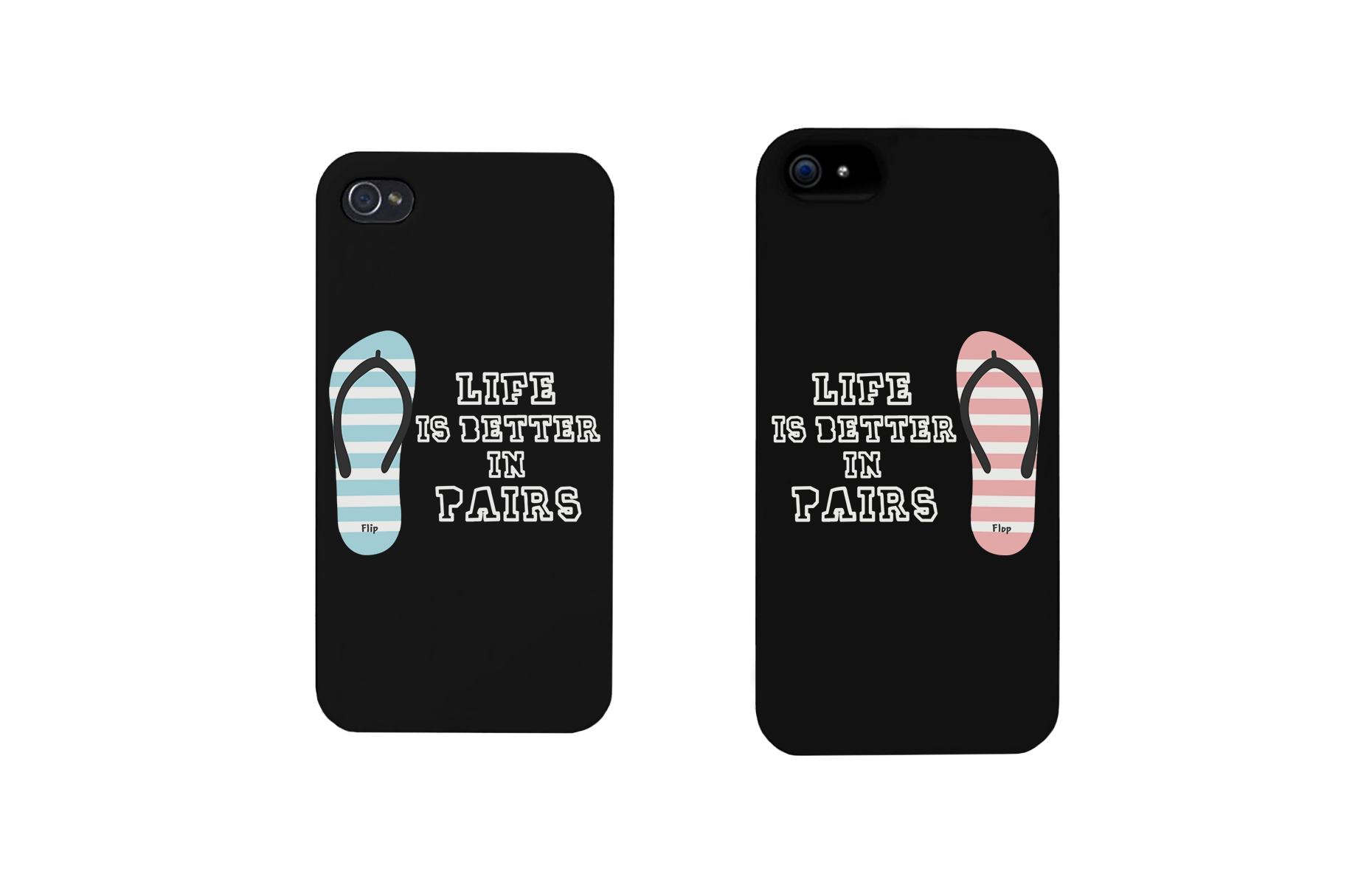Life Is Better In Pairs Matching Couple Phone Cases Cute Phone Covers - 365INLOVE