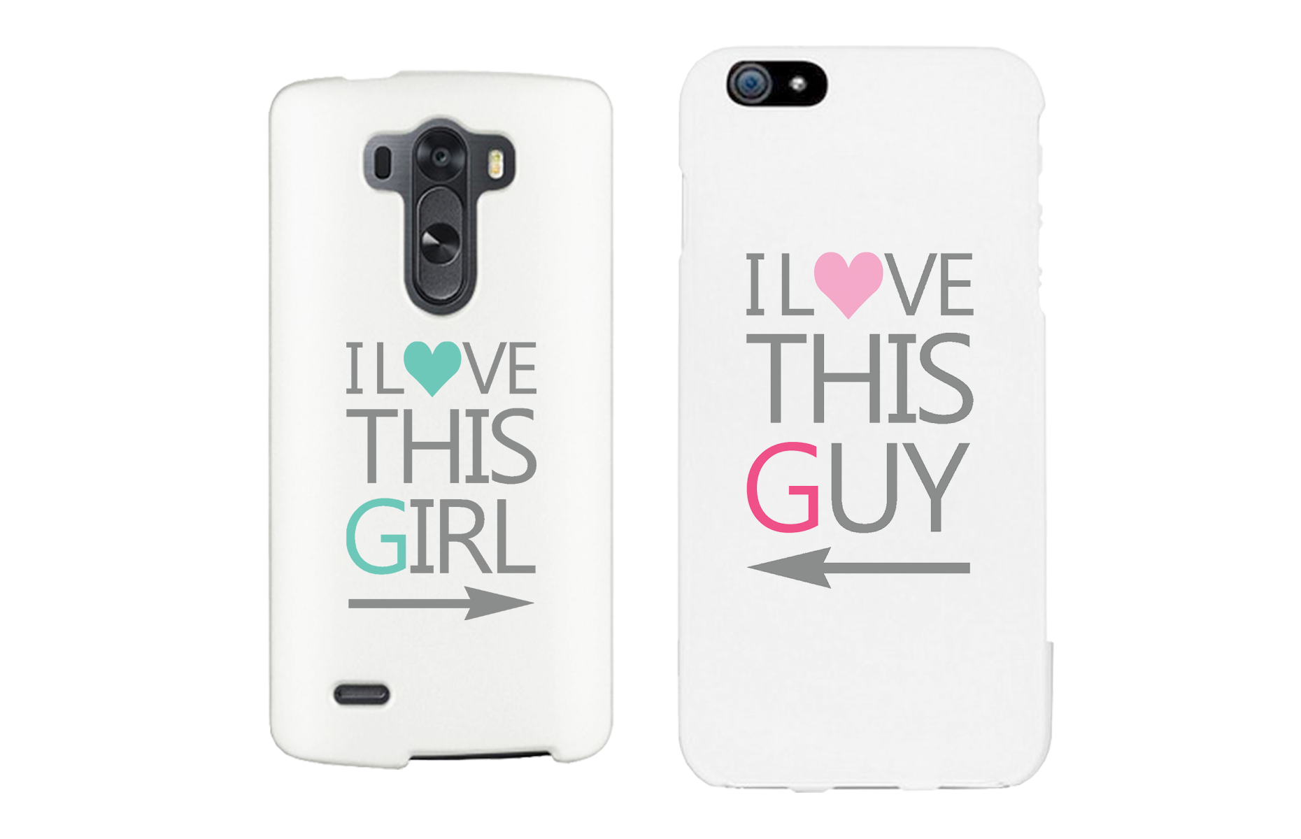i love this guy and girl couple phone cases