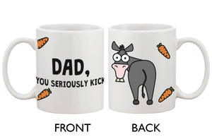 Father's Day Mug for Dad - Dad, You Seriously Kick Ass, Mug Gift for Father - 365INLOVE