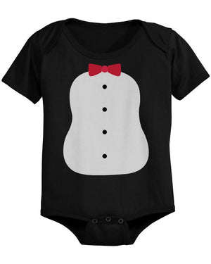 Penguin Costume Baby Bodysuits Black Infant Snap On Bodysuits Perfect for Halloween - 365INLOVE