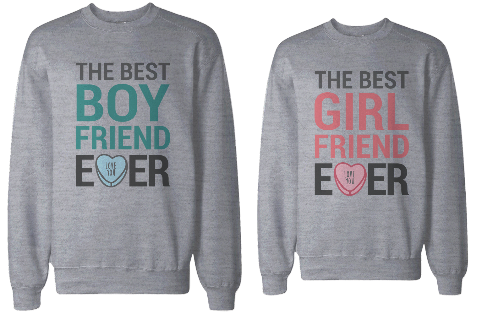Matching boy and girl best friend hoodies cheap
