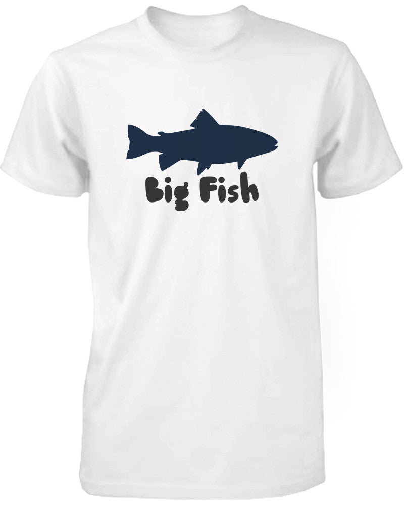 Big Fish and Little Fish Dad and Baby Matching Top Set Parent Shirts I -  365 IN LOVE - Matching Gifts Ideas