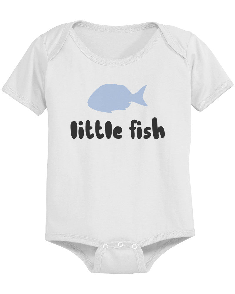 Big Fish and Little Fish Dad and Baby Matching Top Set Parent