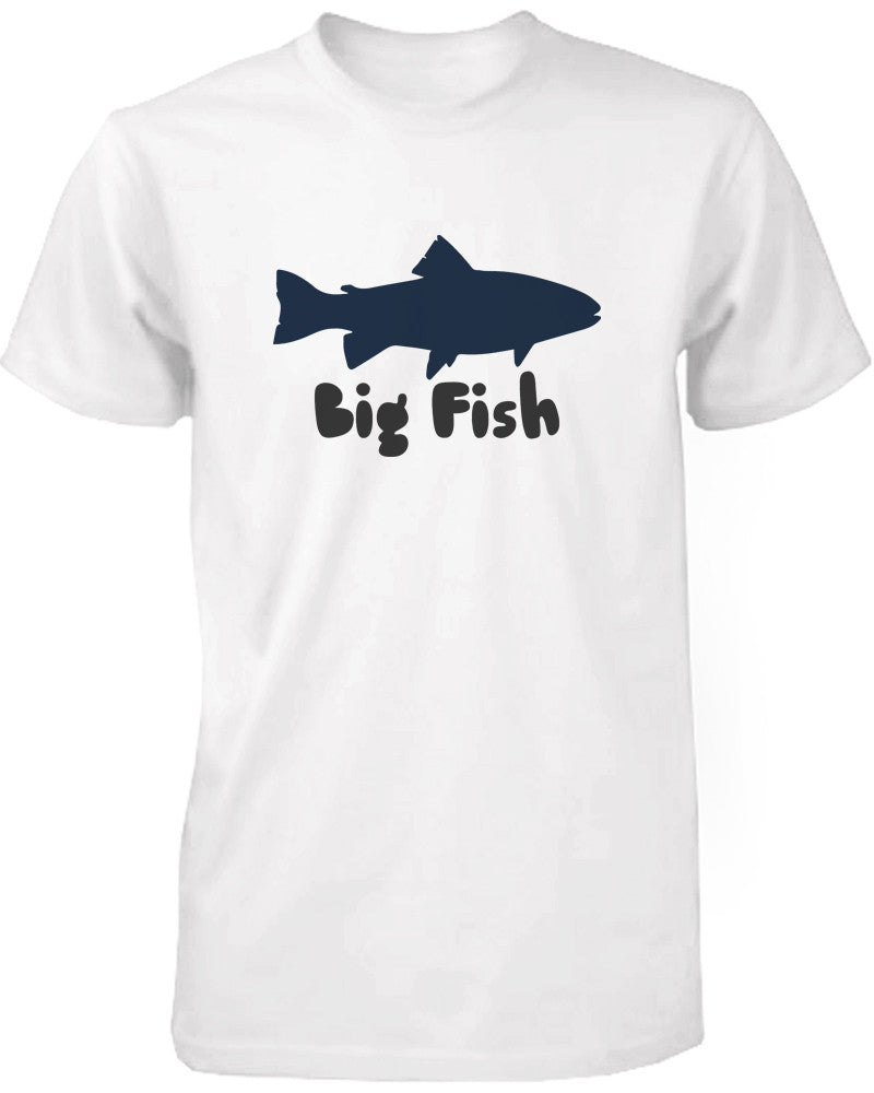 Big Fish and Little Fish Dad and Baby Matching Shirt Set Parent and Kid Cute Tops - 365INLOVE