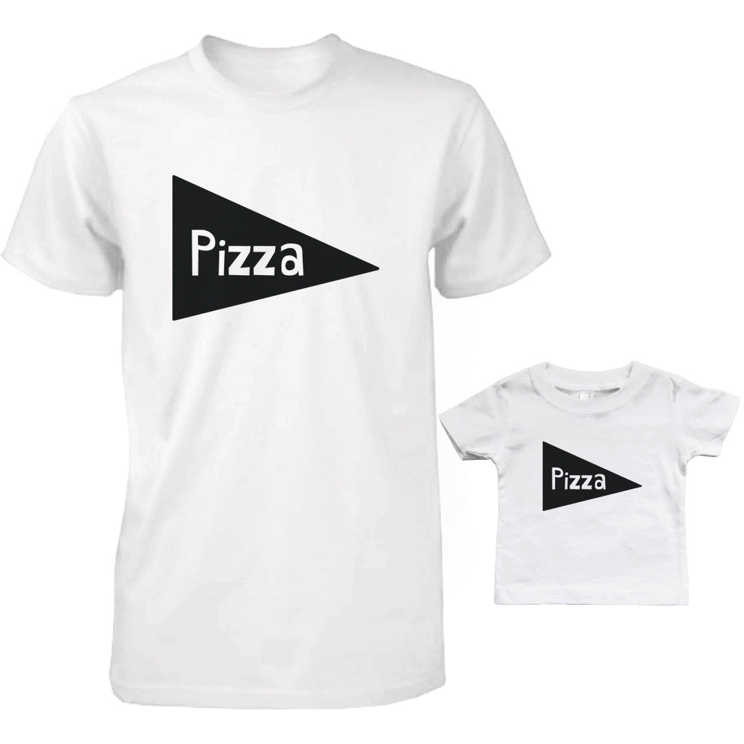Pizza Slice Daddy and Baby Matching Shirt Set Cute Father Shirts and Infant Tees - 365INLOVE