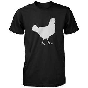 Funny Chicken and Little Chick Matching Dad Shirt and Baby Onesie - 365INLOVE
