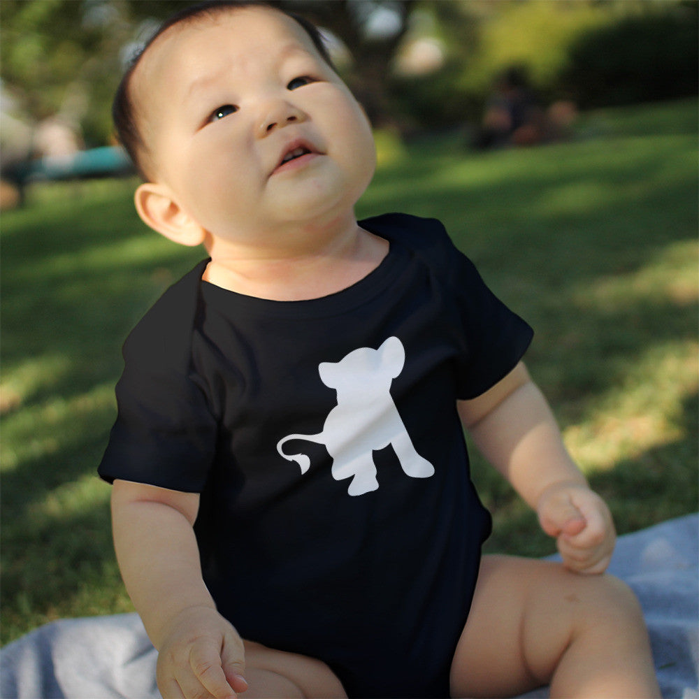 Funny Lion and Cub Matching Dad Shirt and Baby Onesie - 365INLOVE